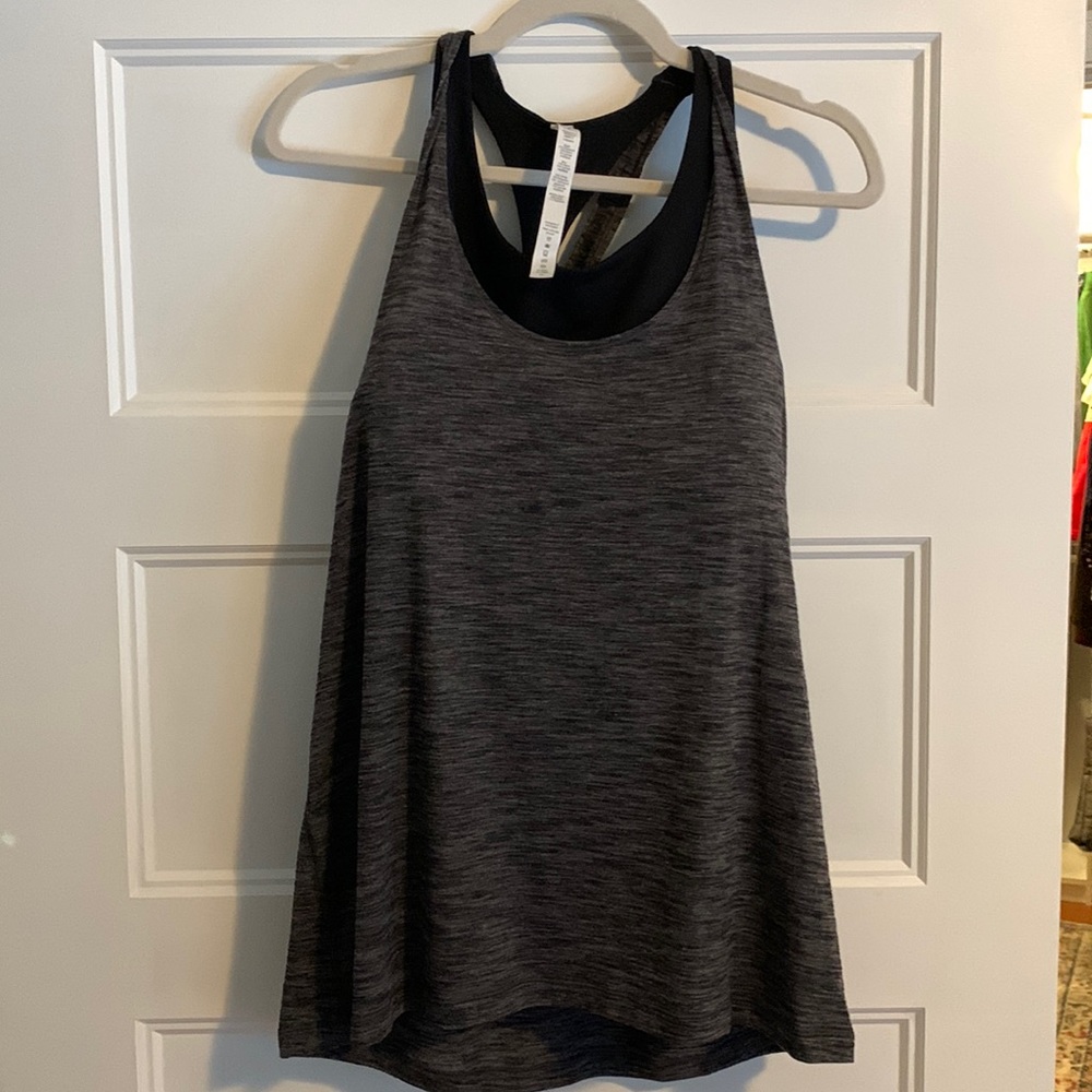 Work out tank with built in sports bra